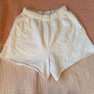 Aerie white lounge shorts S